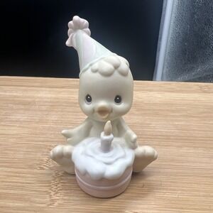 Precious Moments 527343 Happy Birdie 1992 Enesco Figurine Birthday Cake